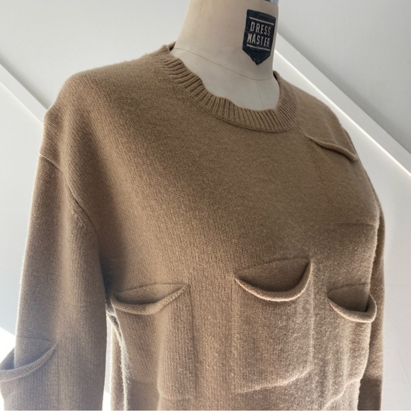 J.W. Anderson Multipocket Camel Wool Cashmere Sweater - S - Picture 6 of 16